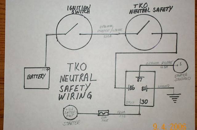 Neutral Safety Switch Wiring 