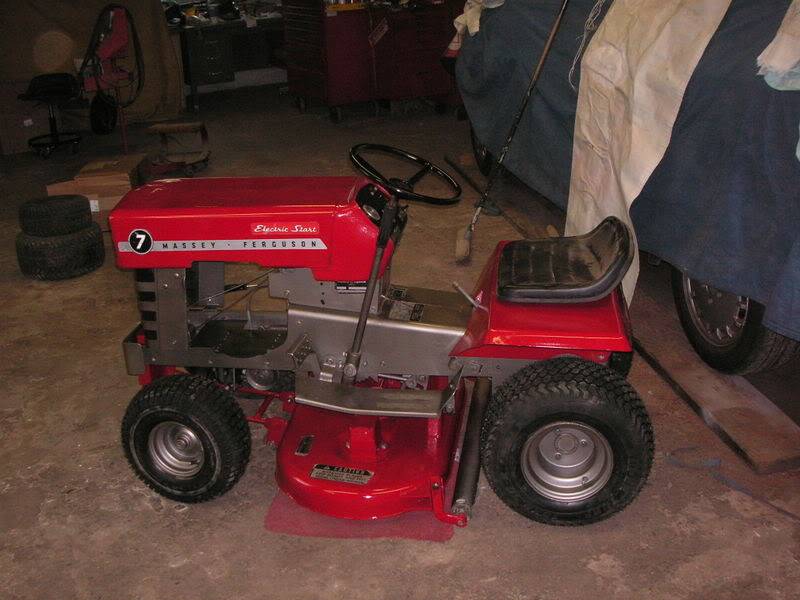 Massey ferguson 7 online lawn tractor