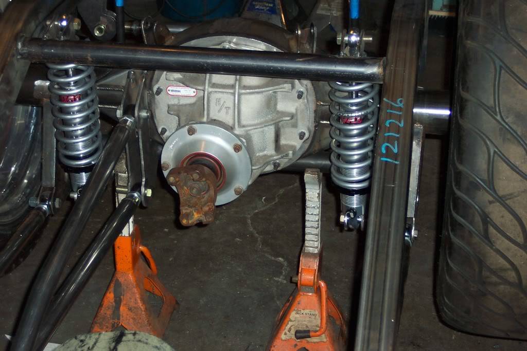 changed rear suspension
