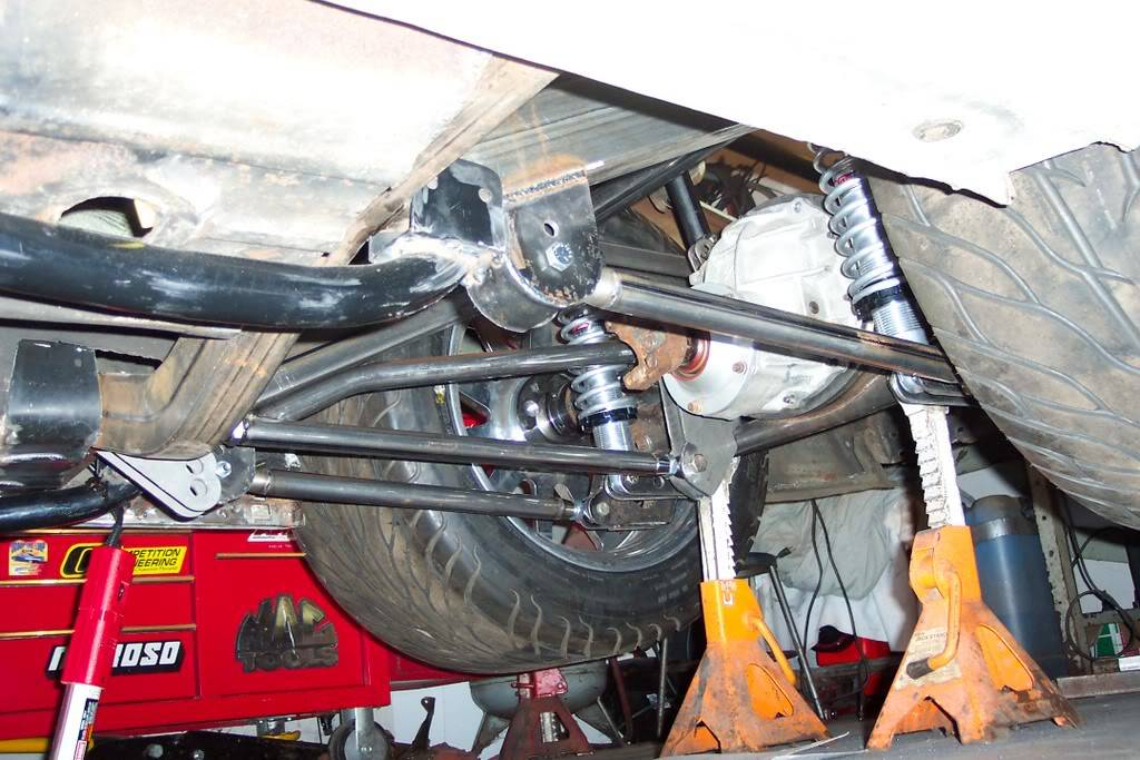 changed rear suspension