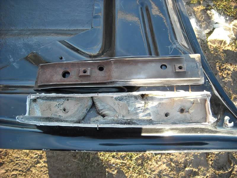 Fiberglass hood repair