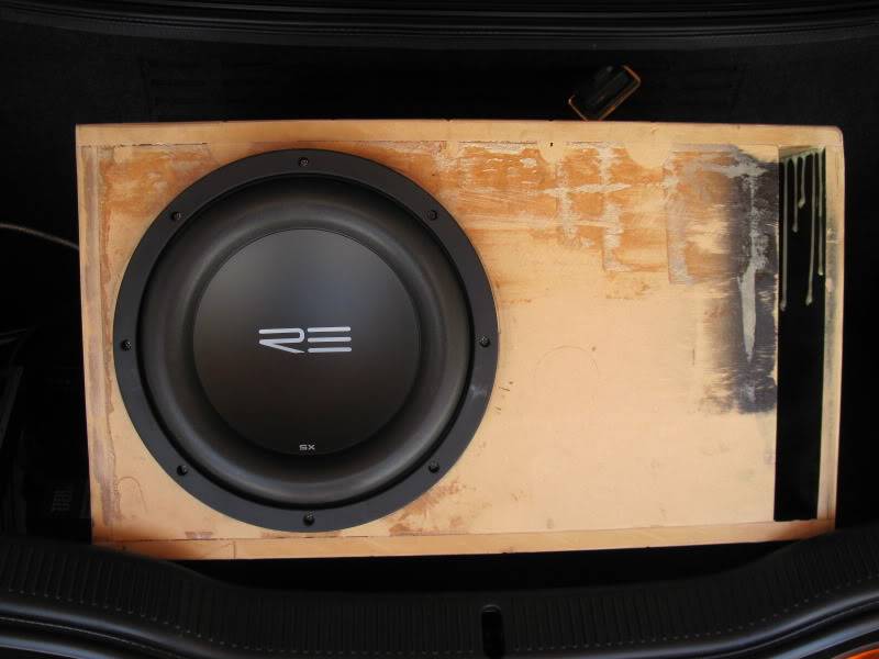 RE Audio 10'' SXX Subwoofer 1000watts RMS with vented box