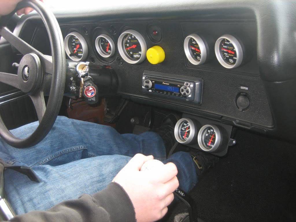 71 Chevelle custom dash