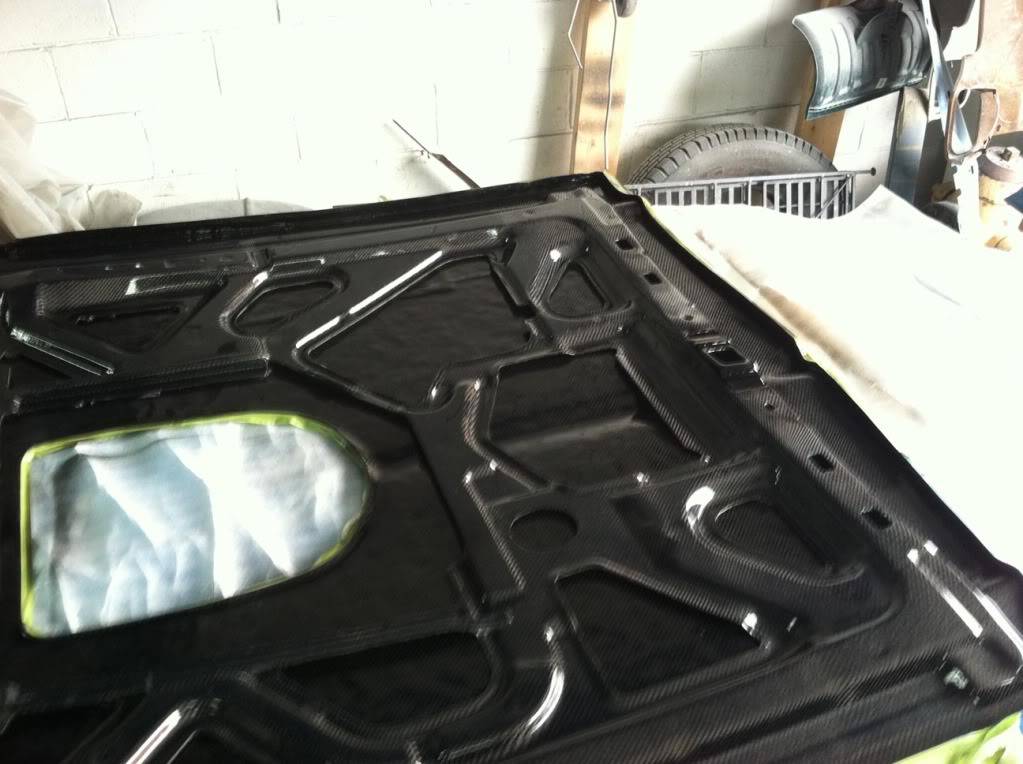 Soon to be released Carbon Fiber inner fenders for second gen Trans Am