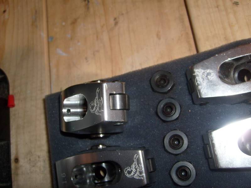 New SBC 1.6 ratio roller rockers