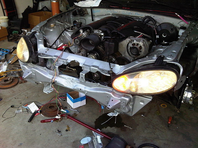 miata+ v8+ sticky tires= race car??