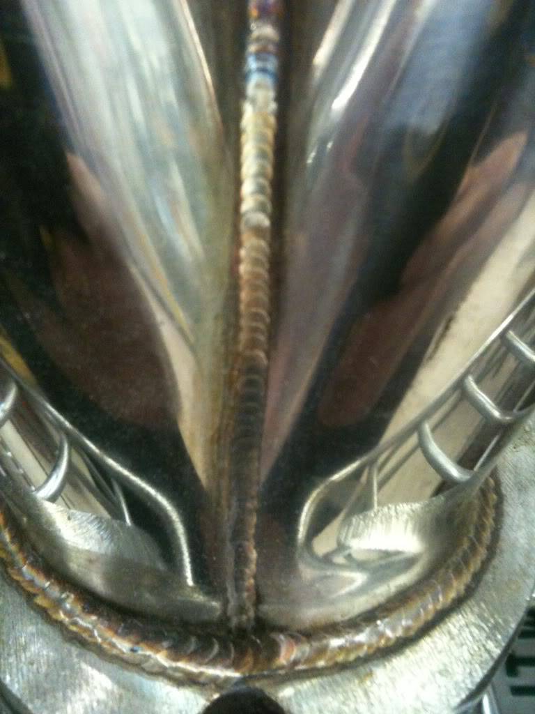 Filling Seams with silicon bronze