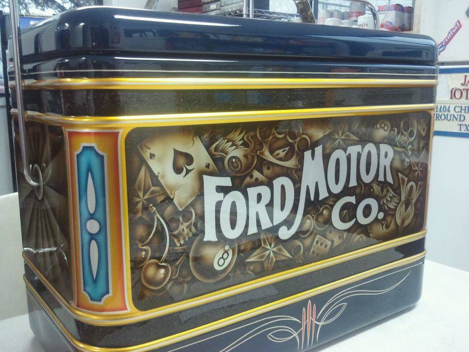 Vintage cooler....custom!