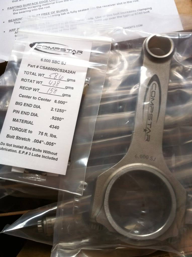 SBC engine and top end parts for sale