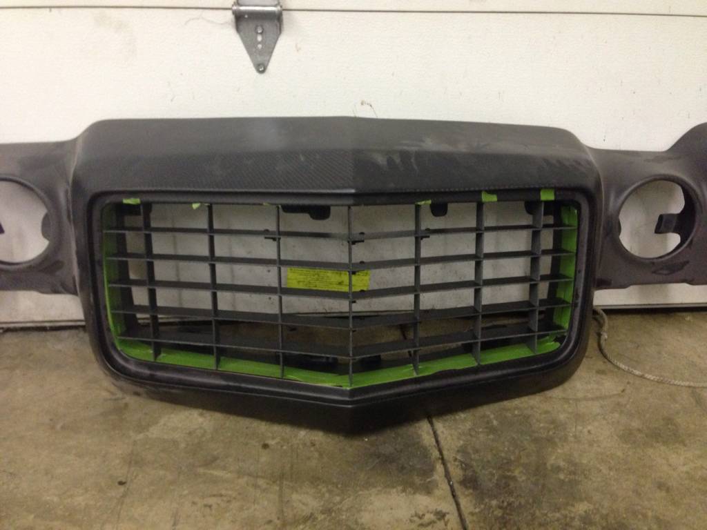 Carbon fiber grill insert