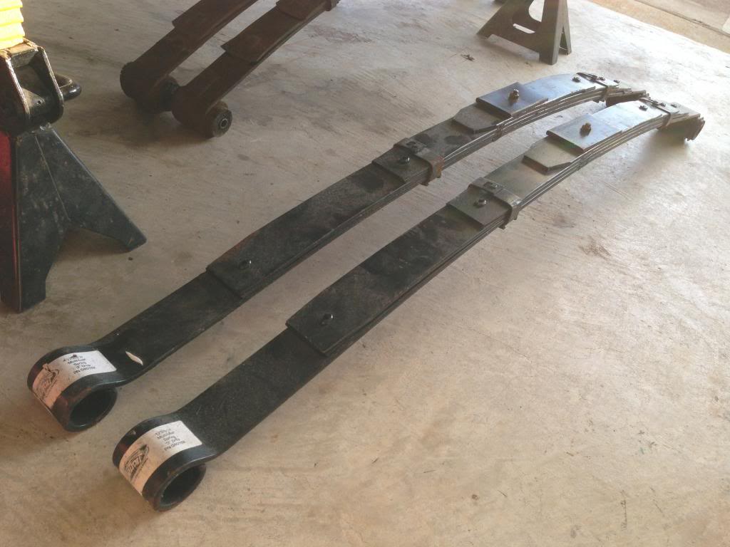 New DSE 3" Drop Leaf springs