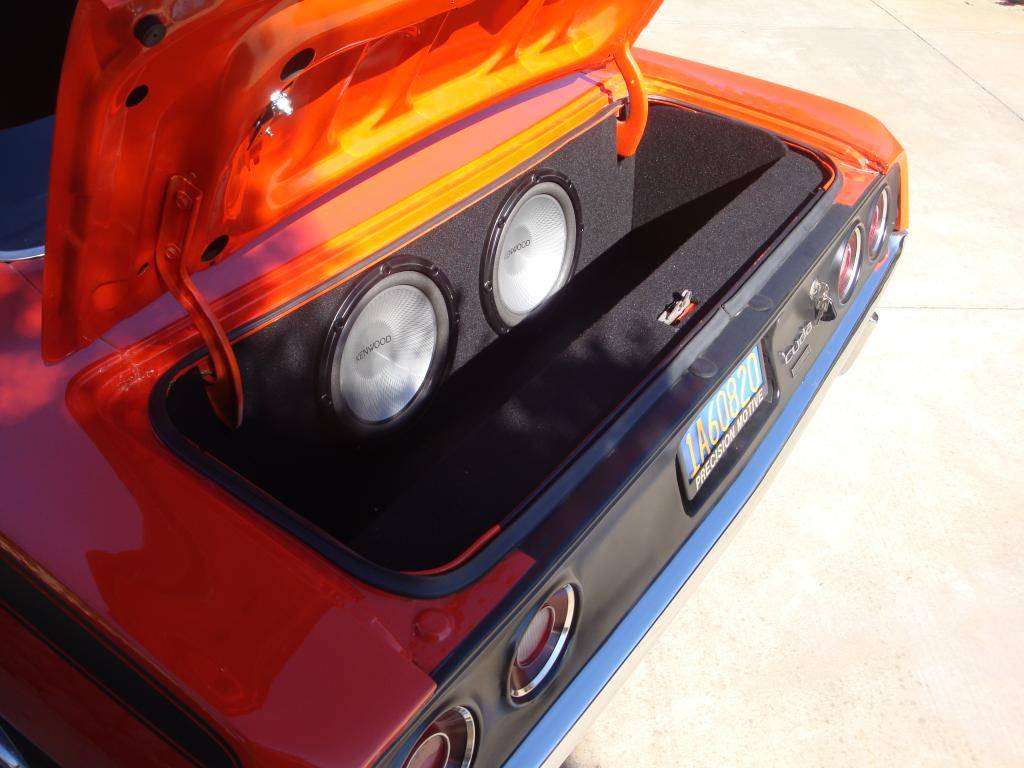 Cuda Rear Spoiler 1972 Cuda all finished