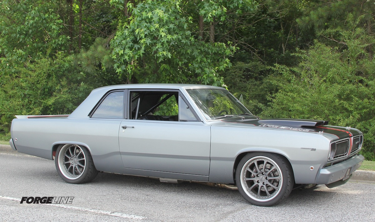 American Powertrain's 1968 Plymount Valiant on Forgeline ZX3P Wheels