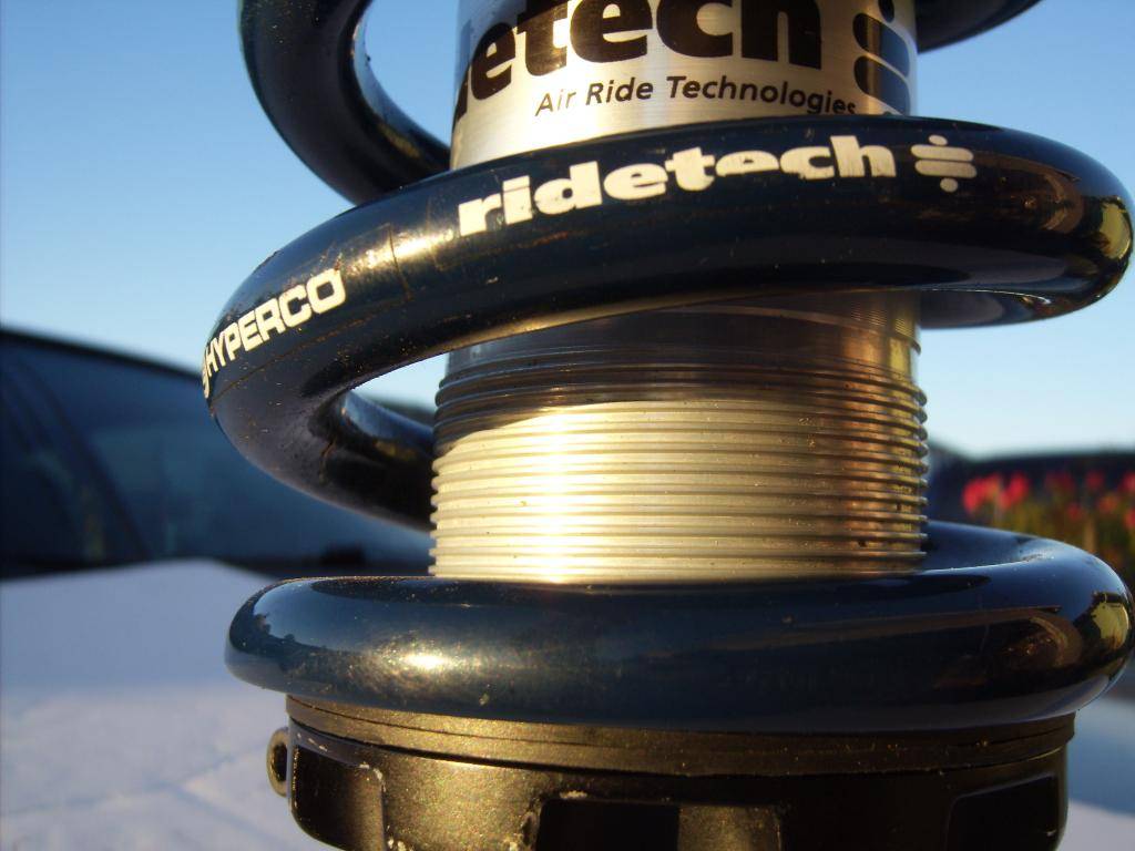 Ridetech Coilover Ride Height Adjustment