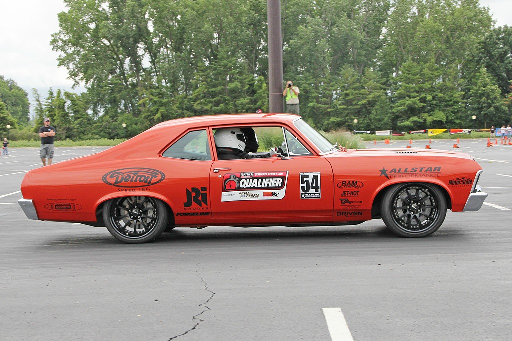Billy Utley's Refreshed Inferno Orange 1972 Nova on ZX3R Wheels