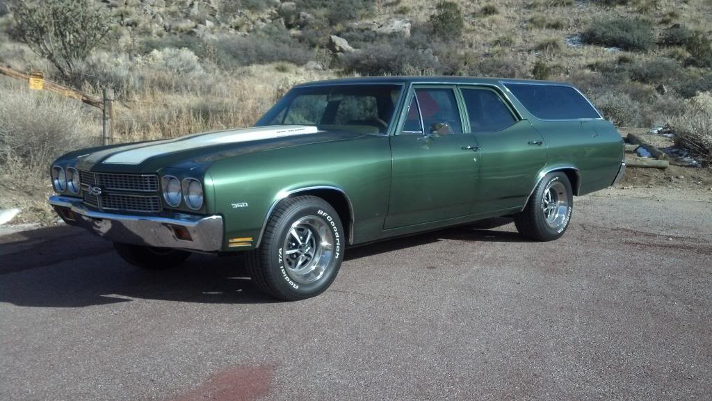 Fully restored 1970 Chevelle "SS" wagon. 