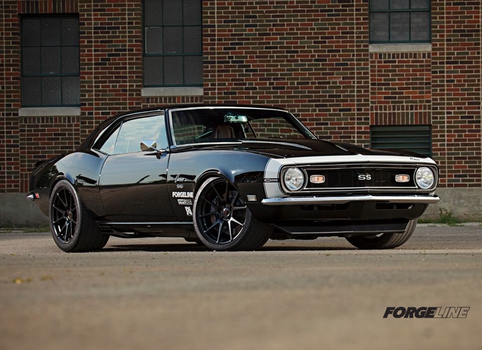 Larry Woo's '68 Camaro on Forgeline 1pc Forged Monoblock GA1R Wheels