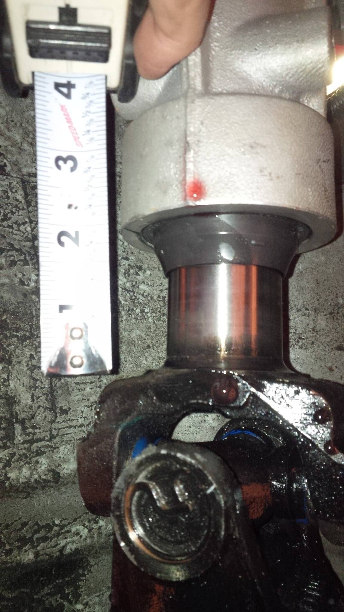 is this drive shaft too short?