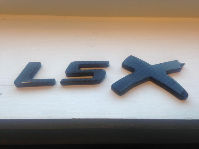 Carbon Fibre LSX Emblem