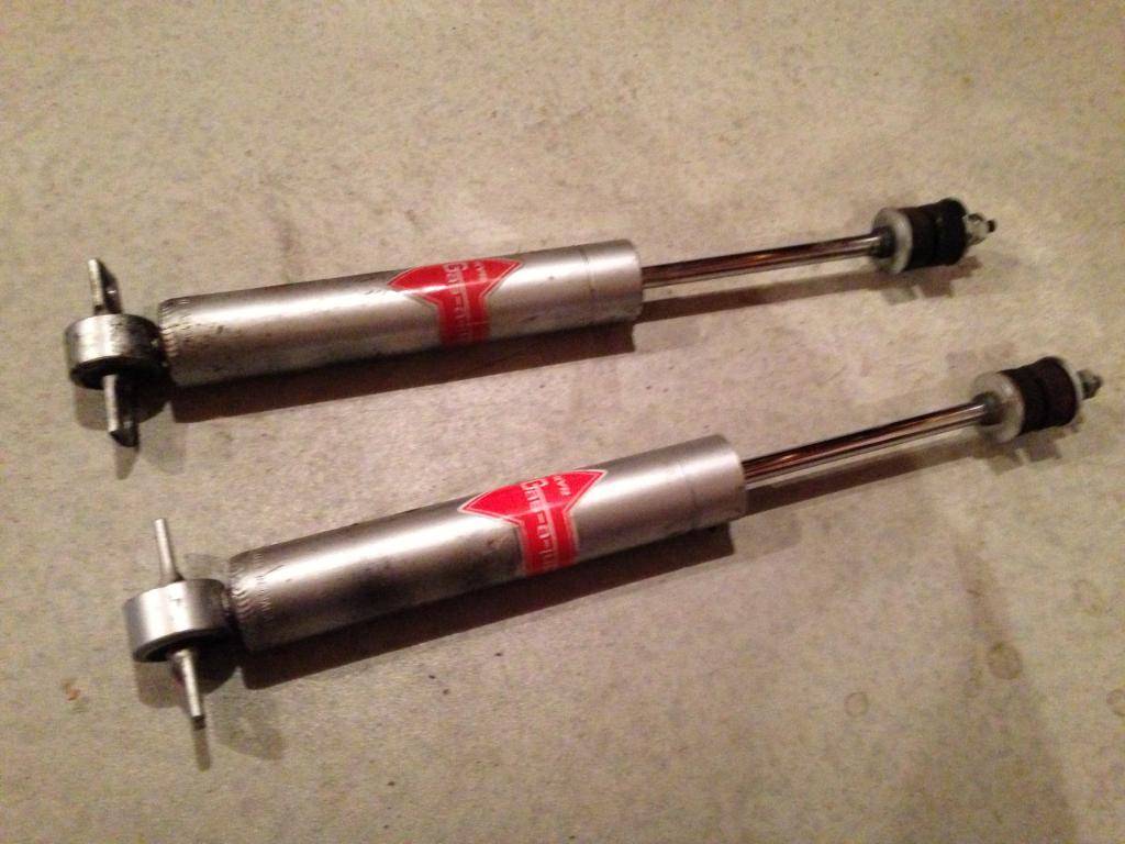 front KYB gasadjust shocks '72 Nova