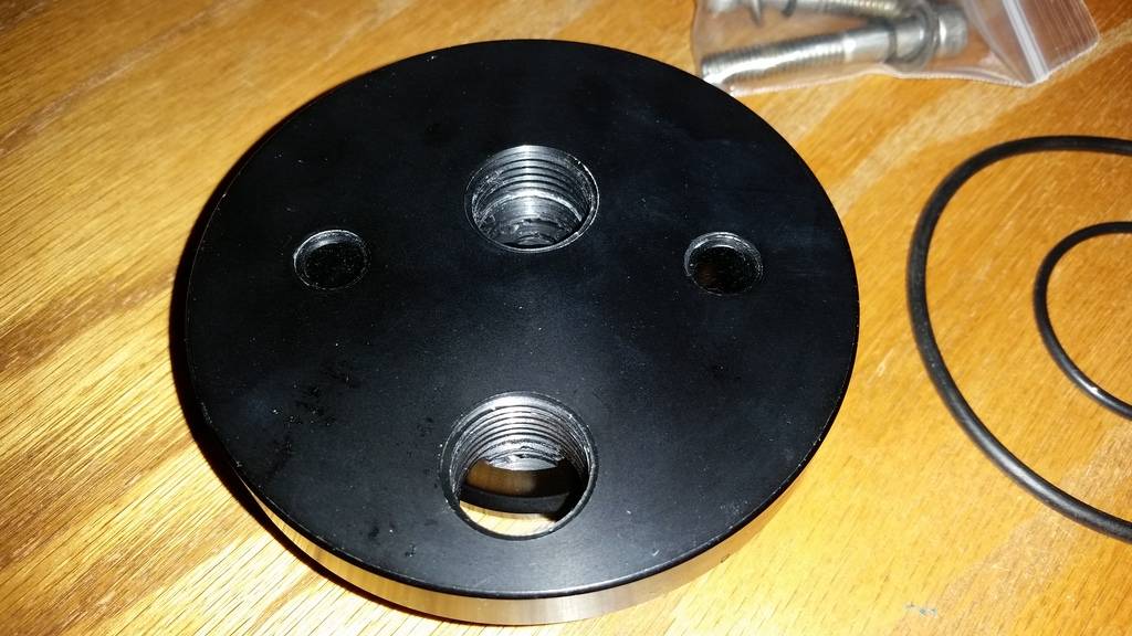 Canton 22580 sbc & bbc remote oil filter adapter