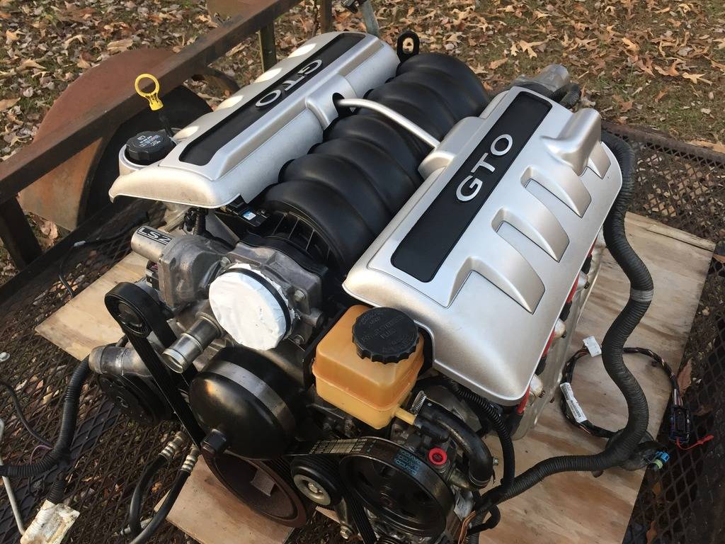 2006 GTO LS2 6.0L DROP OUT MOTOR, TRANS, COMPUTER and HARNESS