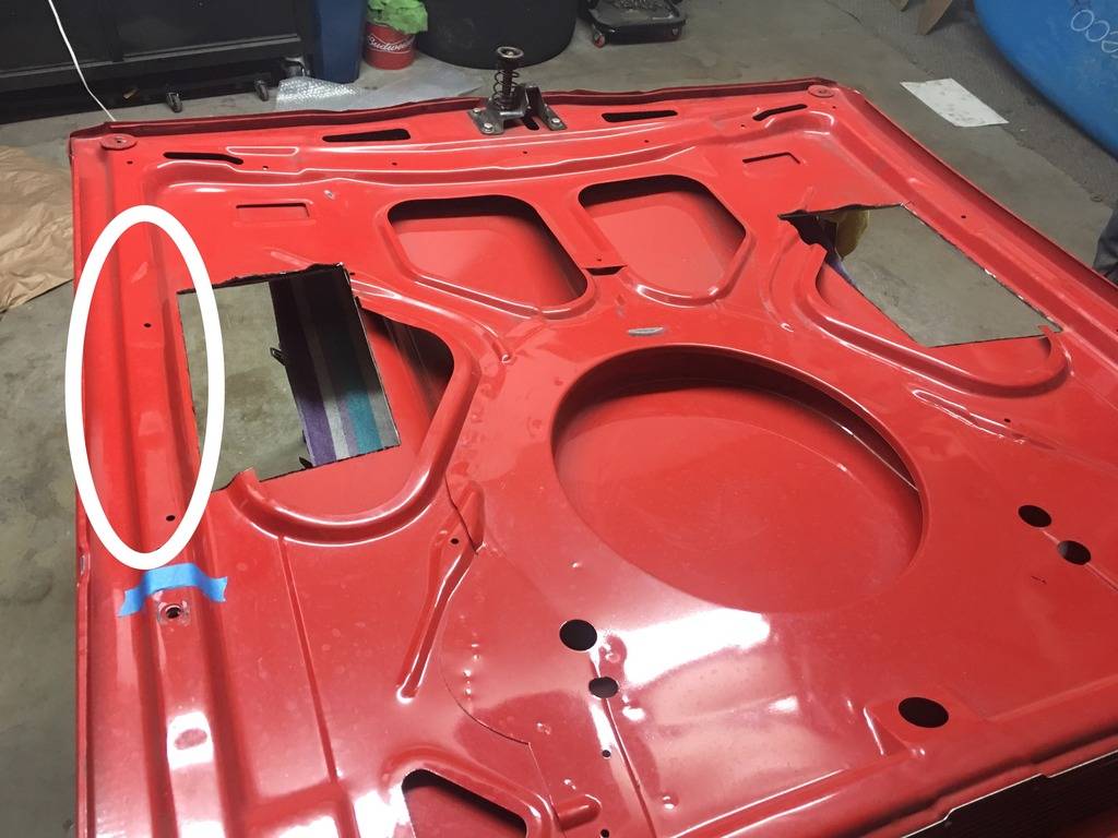 Trackspec hood louver install on first gen Camaro