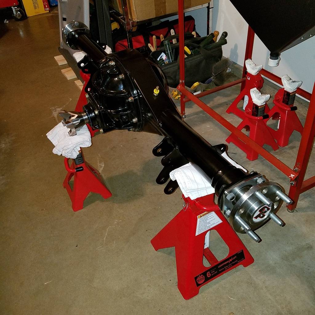 Martz Chassis Rear Suspension and QP Fab 9" Axle Complete for 7081 F