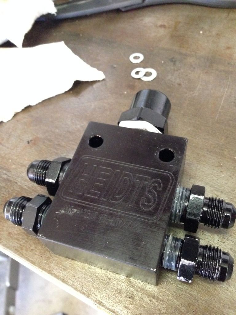 Heidts adjustable power steering valve