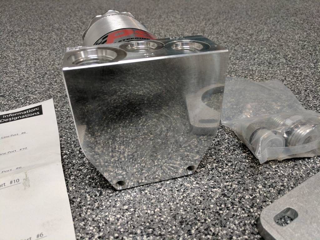 NEW PSC Remote Power Steering Reservoir w/ internal filter for