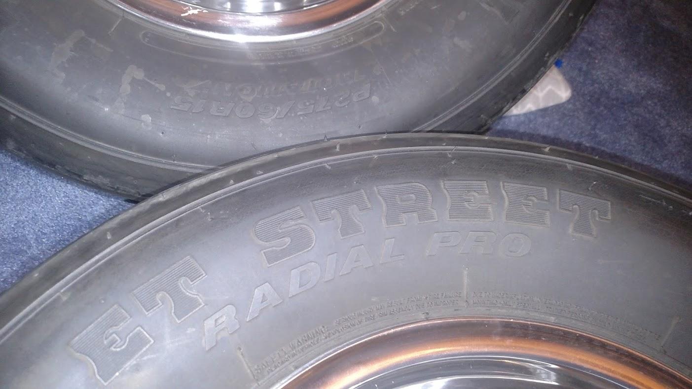 Drag Radial Wheel/Tire Package GM Pro Touring Fitment