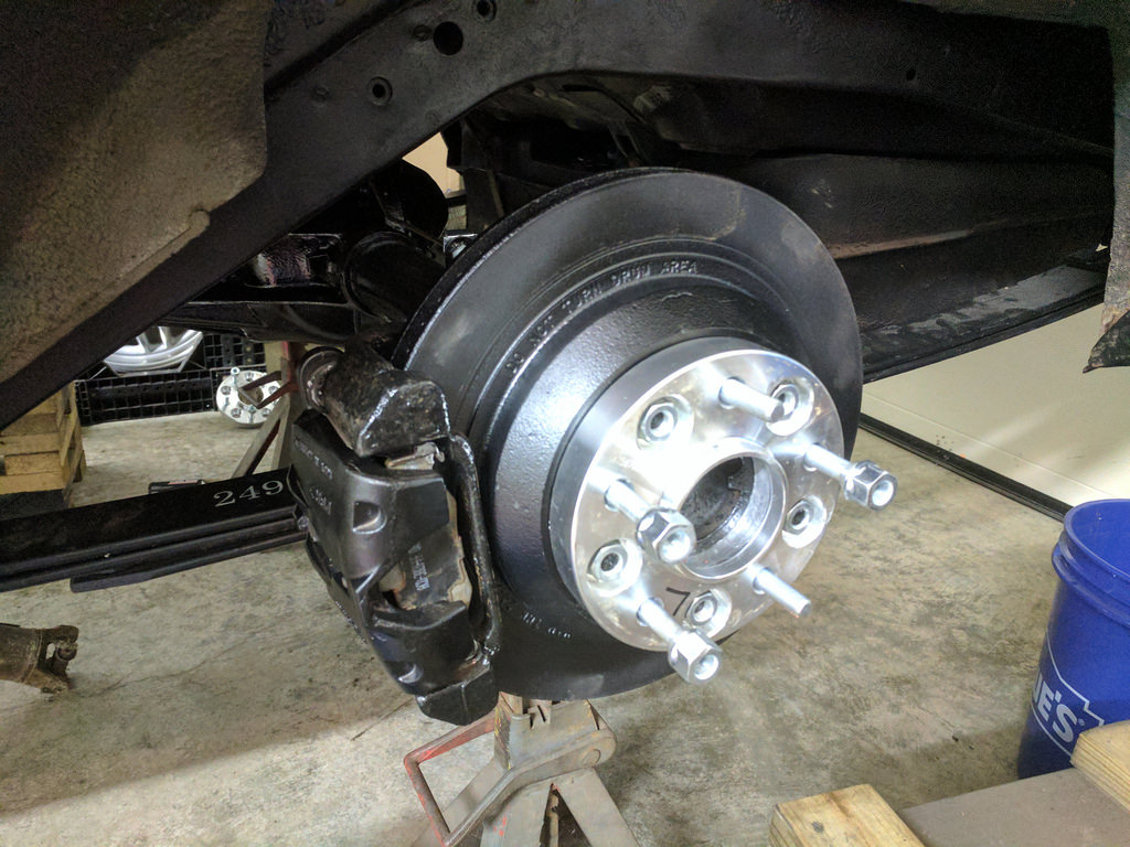 Partial LS1 12" Rear brake setup.