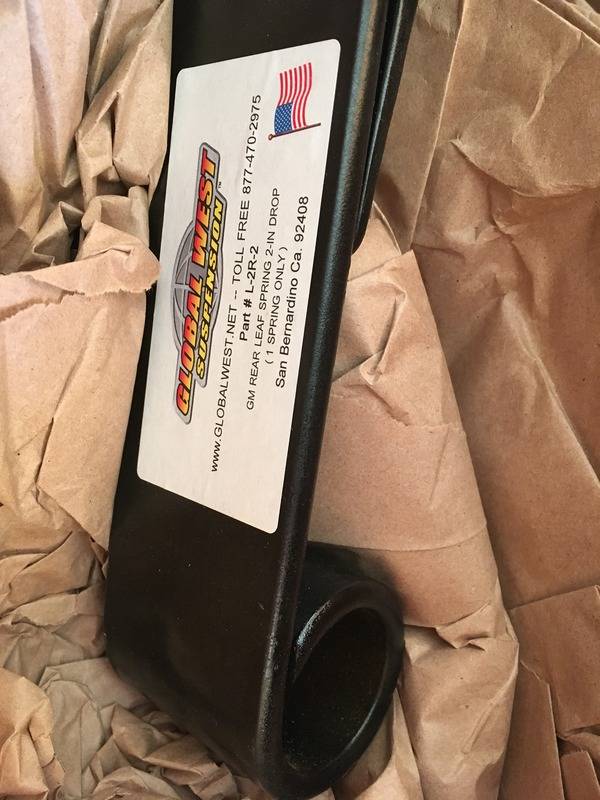 New Global West 2" leaf springs & parts (6874 Nova, 6769 Camaro)