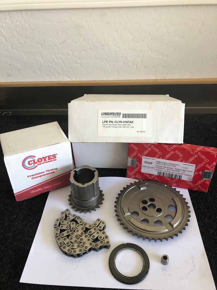 Cloyes Hex Adjust Race Billet C5R Timing HD Timing Chain GM LS7, LS9